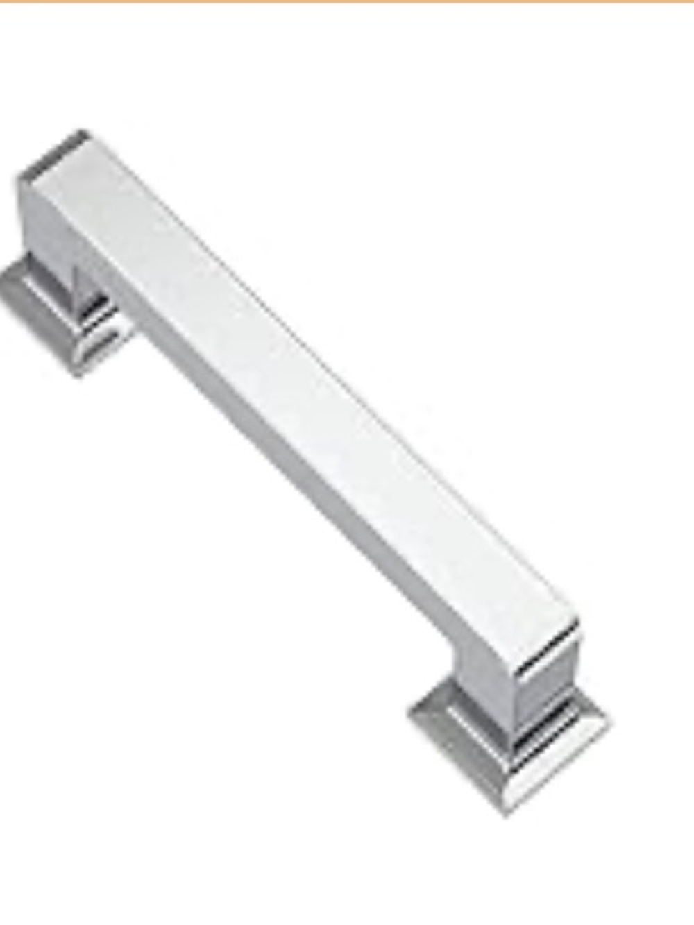 Polished Chrome Cabinet Pulls, 3 Inch(76mm) Hole Centers Bundle Of 4 New!